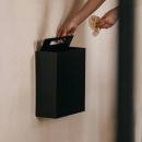 Wall-Mounted Trash Can Hold - 9L - Black