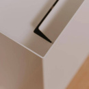 Wall-Mounted Trash Can Hold - 9L - White