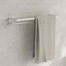 Towel Rail Hold - Double - White