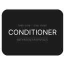 Adhesive Label - Conditioner - Matte Black