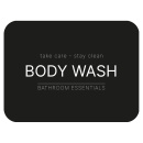 Adhesive Label - Body Wash - Matte Black