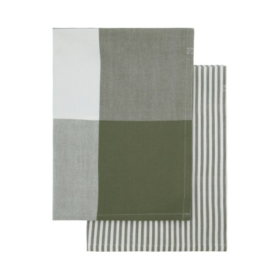 Kitchen Towel HDCook - Olive Green 2pack in the group Storage at Beslag Online (10122-BO)