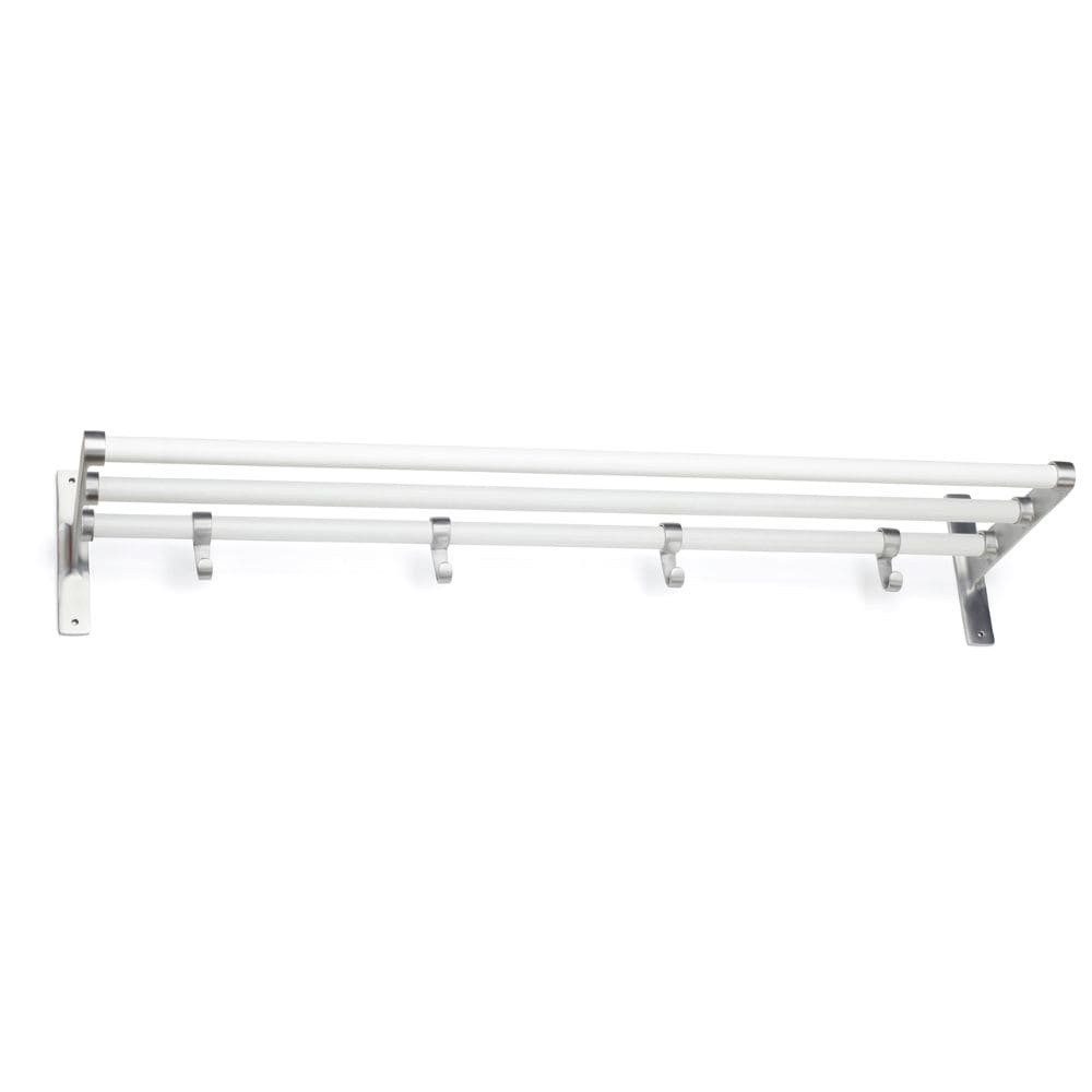Hat Rack Elegant - White/Aluminium