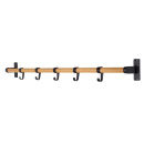 Hook Racks Elegant - 1000mm - Black/Oak