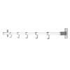 Hook Racks Elegant - 1000mm - White/Aluminium