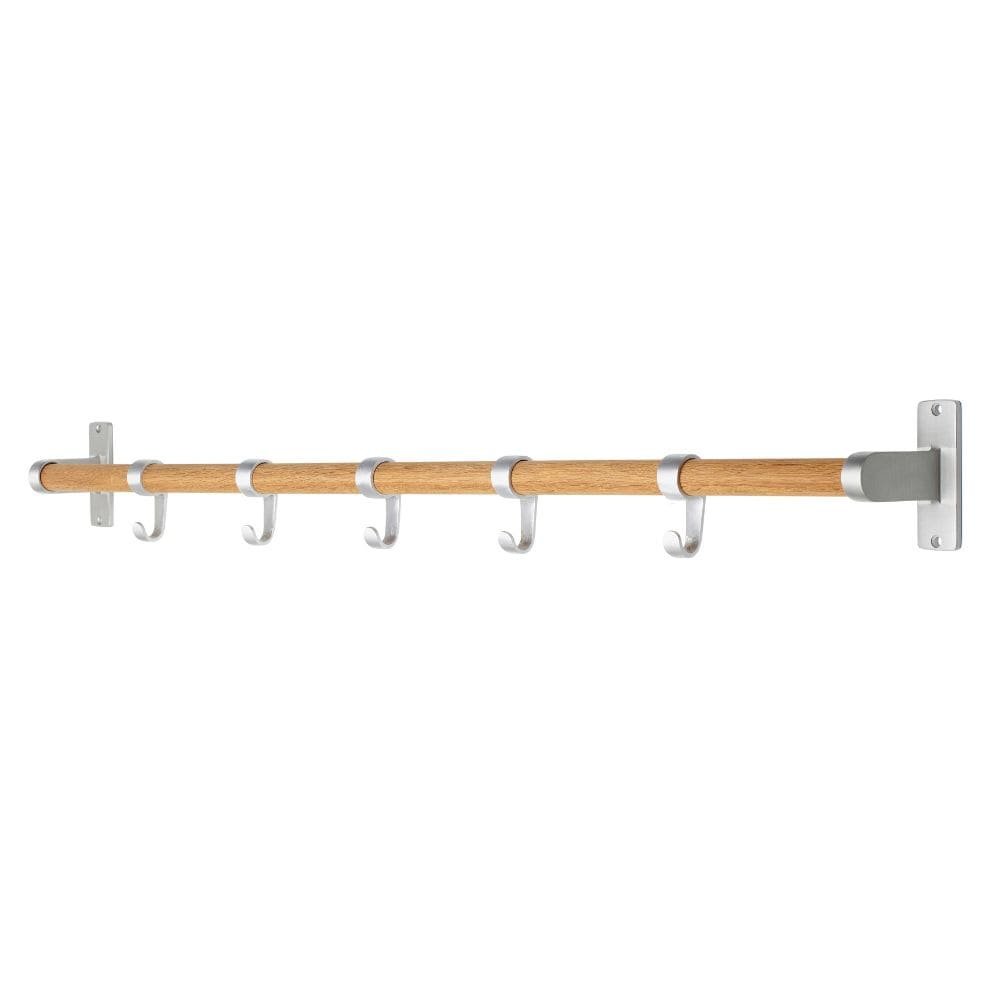 Hook Racks Elegant - 1000mm - Oak/Aluminium