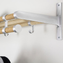 Hat Rack Elegant Plus - 1000mm - Oak/Aluminium