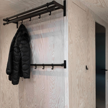 Hat Rack Elegant Plus - 1000mm - Black
