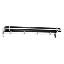Hat Rack Elegant Plus - 1000mm - Black/Aluminium 