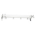 Hat Rack Elegant Plus - 1000mm - White/Aluminium Hat Rack Elegant Plus - 1000mm - White/Aluminium
