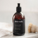 Adhesive Label Premium - Dish Wash - Matte Black