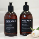 Adhesive Label Premium - Hand Lotion - Matte Black