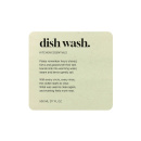 Adhesive Label Premium - Dish Wash - Beige