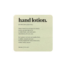 Adhesive Label Premium - Hand Lotion - Beige
