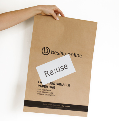 Return bag for trade-in - get 25% off your purchase in the group at Beslag Online (10194-BO)