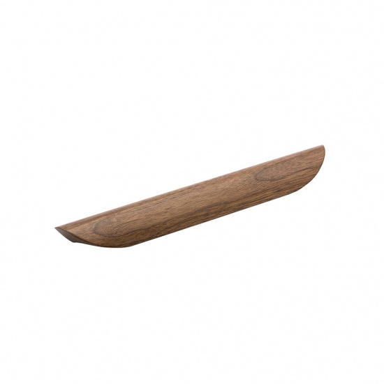 Wooden handle in walnut for kitchen and bathroom