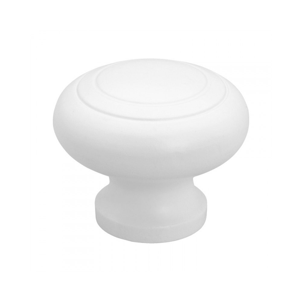 Knob Rillan in white design from Beslag Design