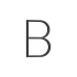 House Letter Contemporary - B - Black House Letter Contemporary - B - Black