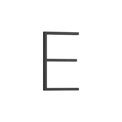 House Letter Contemporary - E - Black in the group Storage / Show all storage / House Number at Beslag Online (2018756E-V)