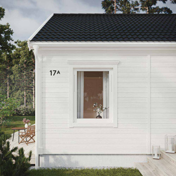 House Letter Home - Black