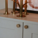 Cabinet Knob Rut - Untreated Oak