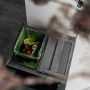 Kitchen Recycling Bin - Select Base Eco - Dark Grey