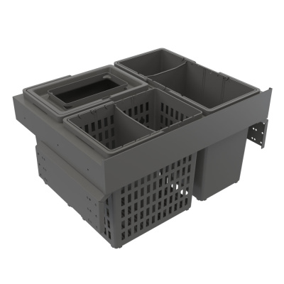 Recycling Bin - Select Side Eco - Dark Grey in the group Storage / Show all storage / Waste sorting solution at Beslag Online (210001411-V)