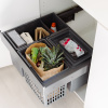 Recycling Bin - Select Side 600 Eco - Dark Grey