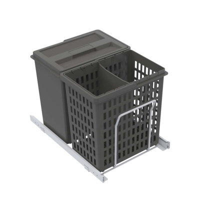 Recycling Bin - Select Basic Eco - Dark Grey in the group Storage / Show all storage / Waste sorting solution at Beslag Online (210003441E)