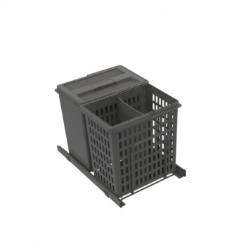 Kitchen Recycling Bin - Select Basic Eco - Dark Grey