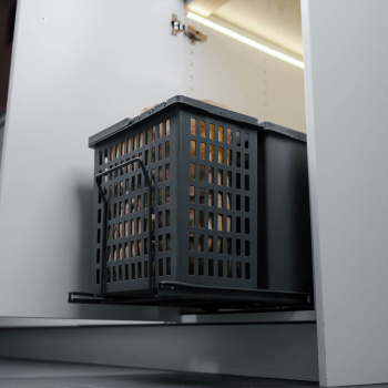 Kitchen Recycling Bin - Select Basic Eco - Dark Grey