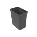 Kitchen Waste Bin Compact - 10L - Dark Grey