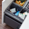Recycling Bin - Cube Basic Eco - Dark Grey