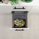 Kitchen Recycling Bin - Cube Basic Low - Dark Grey