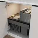 Cabinet Shelf Tidy - Dark Gray