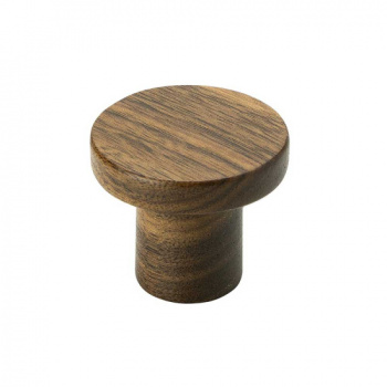 Cabinet Knob Circum - 33mm - Walnut