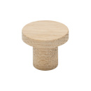 Cabinet Knob Circum - 33mm - Untreated Oak