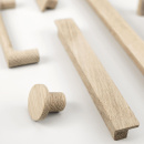 Cabinet Knob Circum - 33mm - Untreated Oak