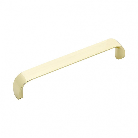 Kitchen handle Time in polished brass