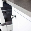 Cabinet Knob Lily - Stainless Steel Finish