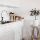 Profile Handle Edge Straight - White Lacquered