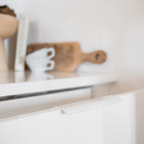 Profile Handle Edge Straight - 200mm - White Lacquered