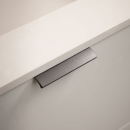 Profile Handle Edge Straight - Brushed Black