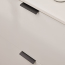 Profile Handle Edge Straight - Brushed Black