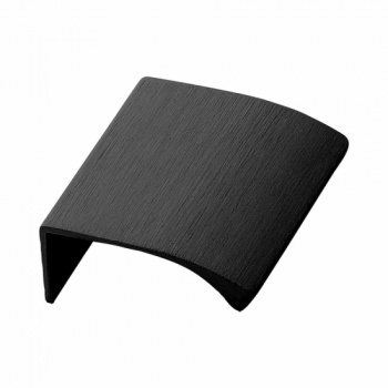 Profile Handle Edge Straight - 40mm - Brushed Black