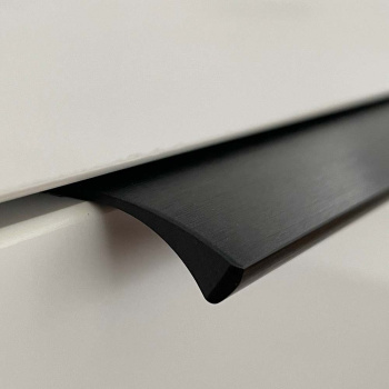 Profile Handle Edge Straight - 40mm - Brushed Black