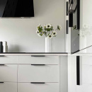 Profile Handle Edge Straight - 200mm - Brushed Black