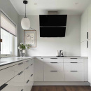 Profile Handle Edge Straight - 200mm - Brushed Black