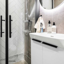 Profile Handle Edge Straight - 350mm - Brushed Black