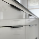 Profile Handle Edge Straight - 350mm - Brushed Black